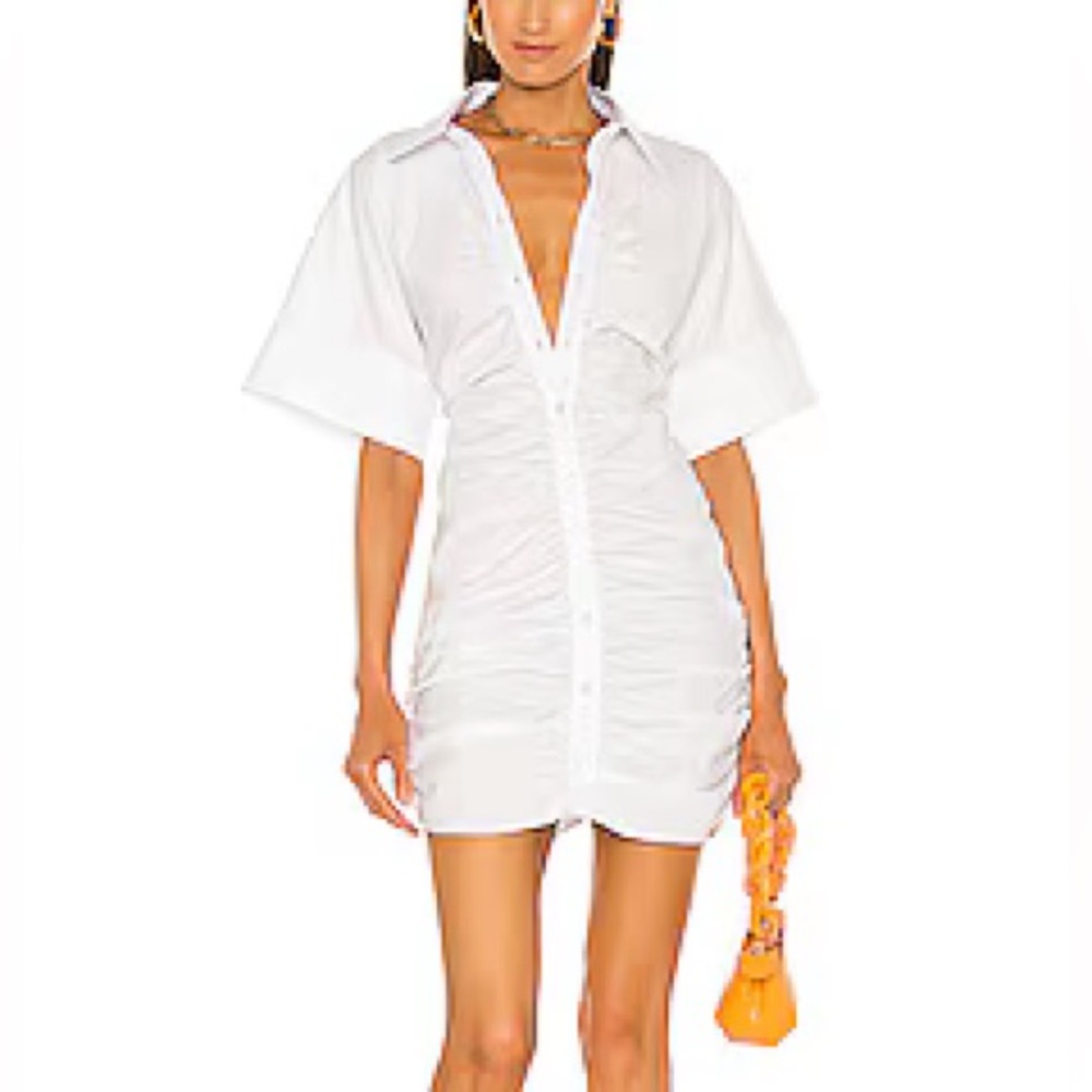 L'Academie Melissa dress in white Sz XS